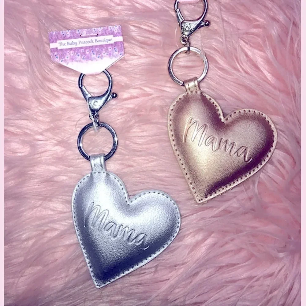 Mama Heart Handbag Charm/KeyChain